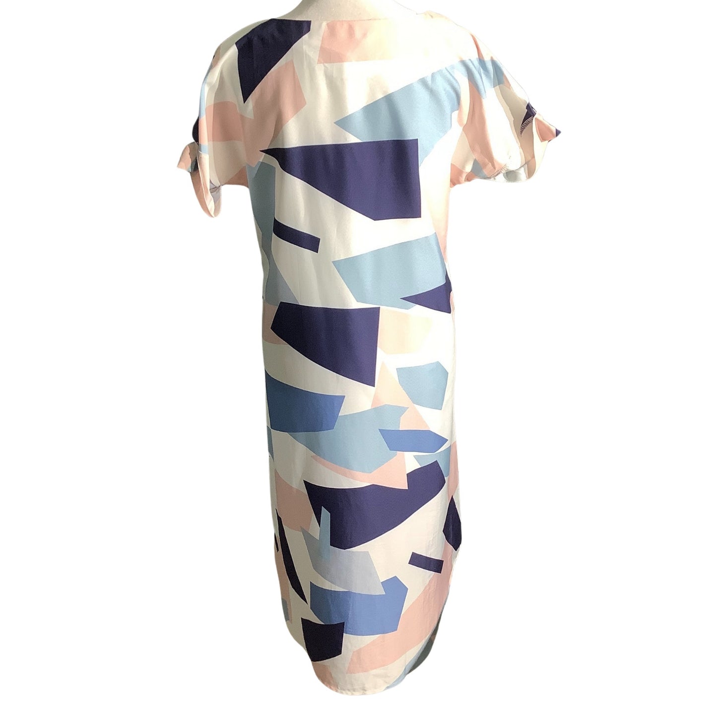 Isassy Geometric Shift Dress Women’s Size Small — Casual, Belted Option, Modern