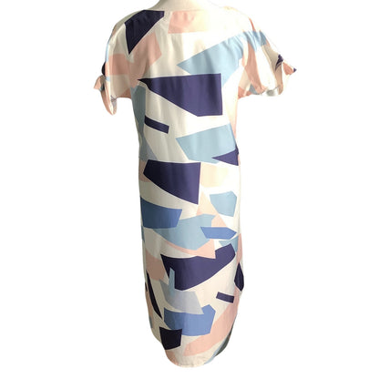 Isassy Geometric Shift Dress Women’s Size Small — Casual, Belted Option, Modern