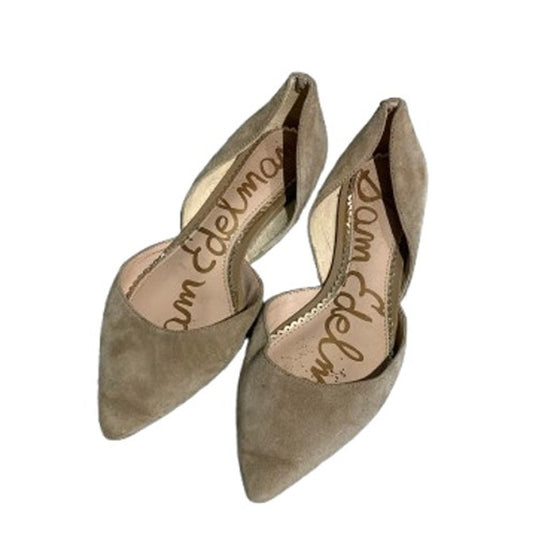Sam Edelman Rodney D'Orsay Flats Women’s Size 6.5M – Suede, Chic, Minimalist