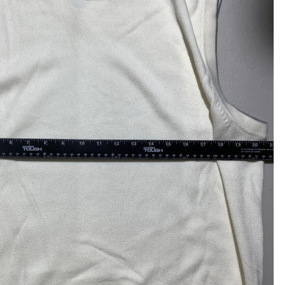 Cypress Links Golf Sweater Vest, Ivory, Men’s Size L — Classic, Preppy, Cotton