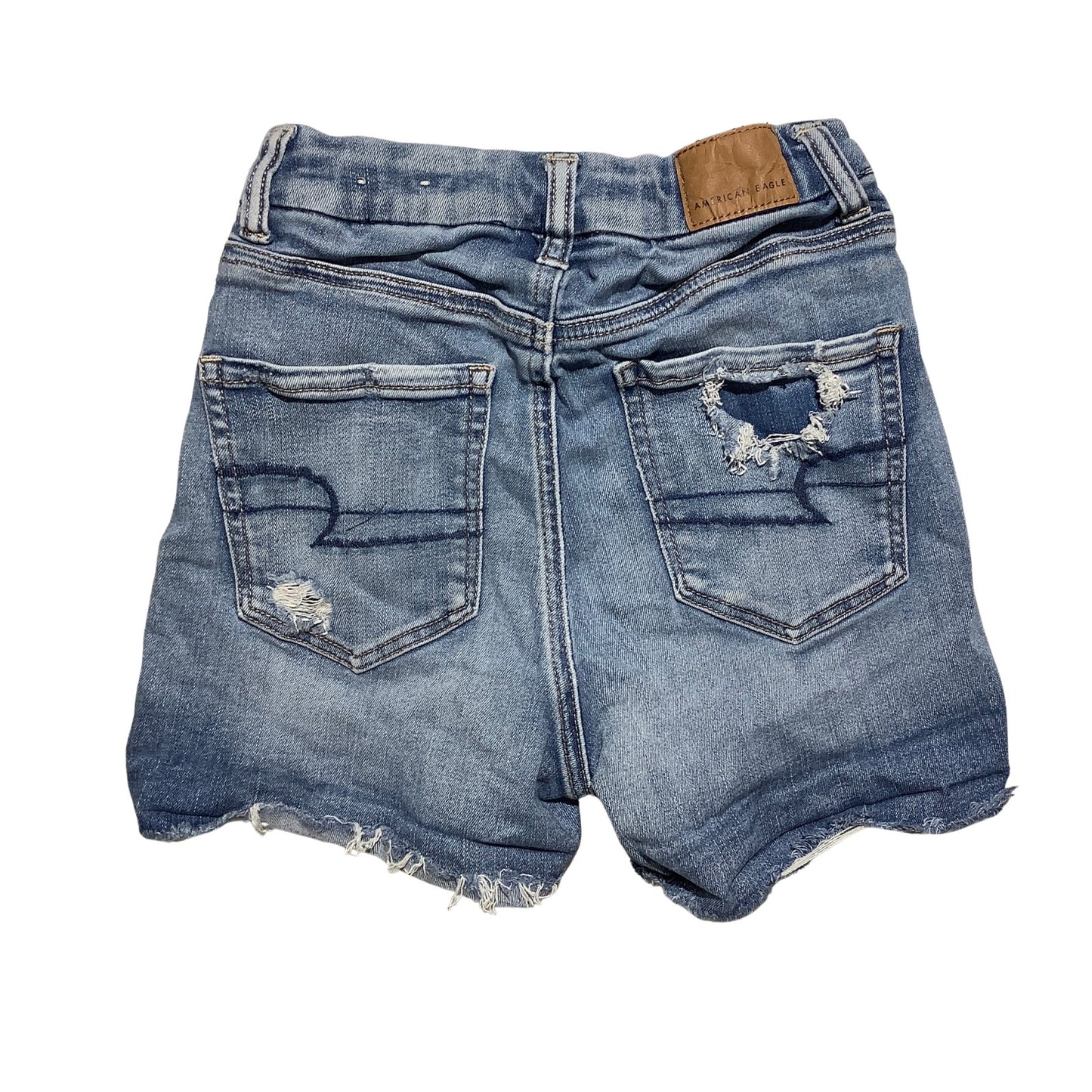 American Eagle Denim Shorts Women’s Size 00 — Distressed, Y2K, Summer