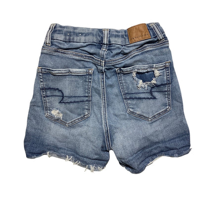 American Eagle Denim Shorts Women’s Size 00 — Distressed, Y2K, Summer