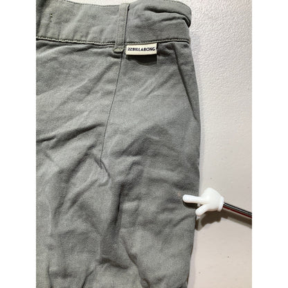 Billabong Cotton Shorts Women’s Size 26 – Casual, Rolled Hem, Olive