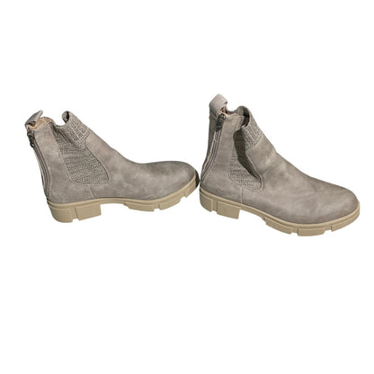 Blowfish Malibu High Ankle Boots Women’s 10 – Light Brown, Casual, Chunky Sole