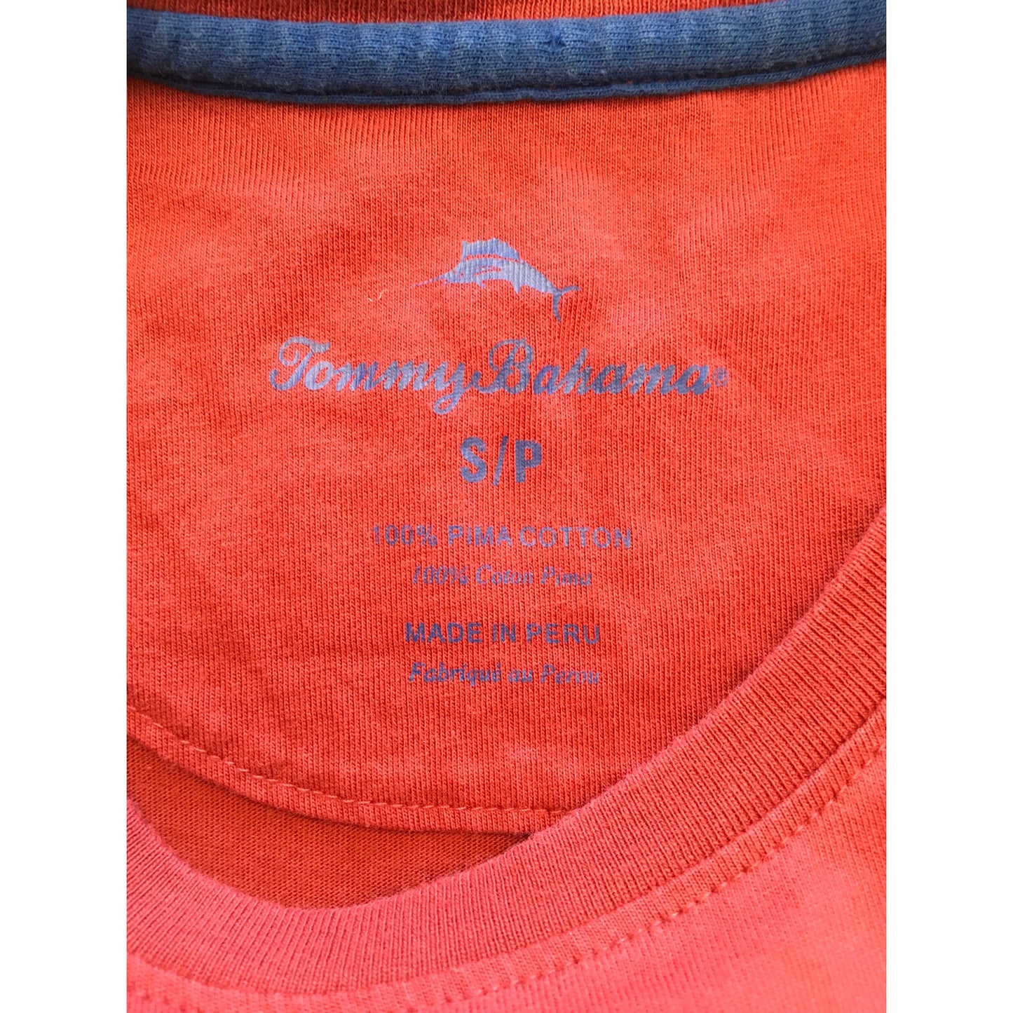 Tommy Bahama Red Pocket T-Shirt Size S - Casual, Classic, Relaxed