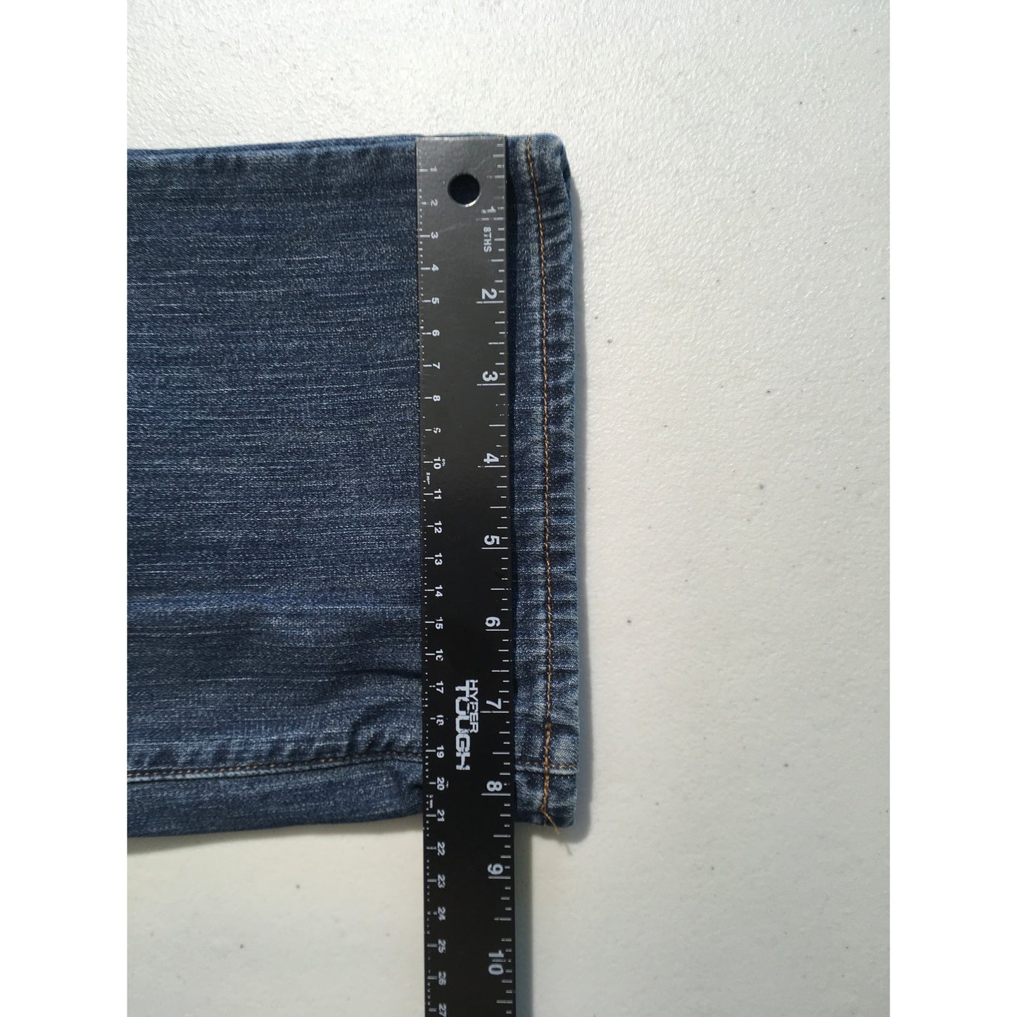 LL Bean Jeans Denim Plaid Lined Size 18 - Classic, Casual, Vintage