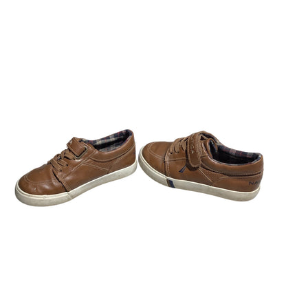 Nautica Berrian Sneakers, Brown, Infant Size 10 — Casual, Classic, Faux Leather
