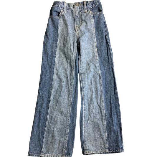 Old Navy Light Wash Wide Leg Jeans Kids Size 8 - Baggy, Vintage, Playful