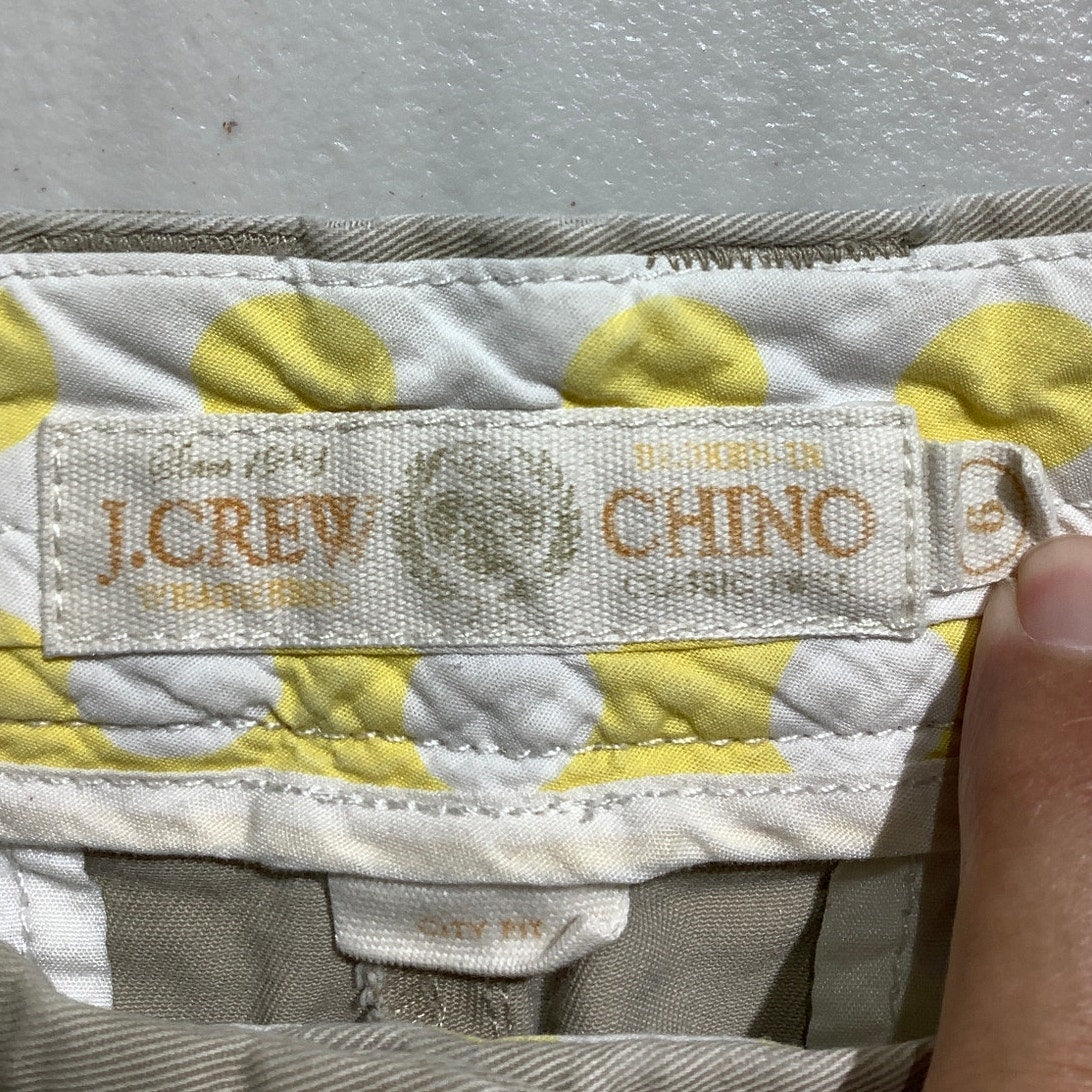 J.Crew Light Khaki Chino Shorts Women’s Size 6 – City Fit, Classic, Casual
