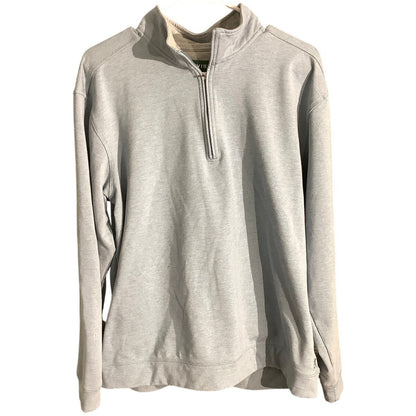 Orvis Light Blue 1/4 Zip Fleece Pullover Men L — Outdoor, Casual, Comfort