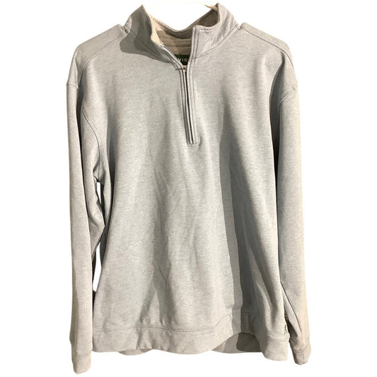 Orvis Light Blue 1/4 Zip Fleece Pullover Men L — Outdoor, Casual, Comfort