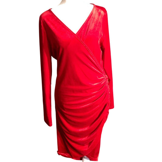 Guberry Red Velvet Long Sleeve Dress Size L – Mobwife, Coquette, Elegant