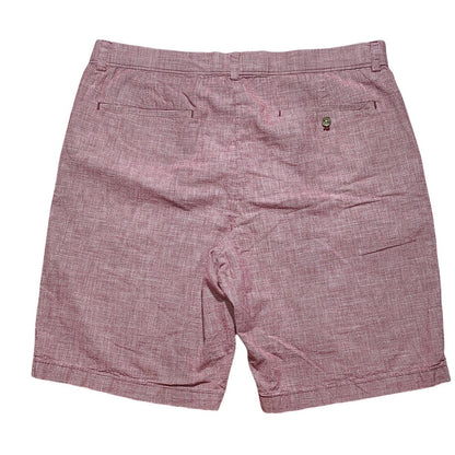 Banana Republic Emerson Shorts, Burgundy, Men’s Size 36 — Casual, Chino, Cotton