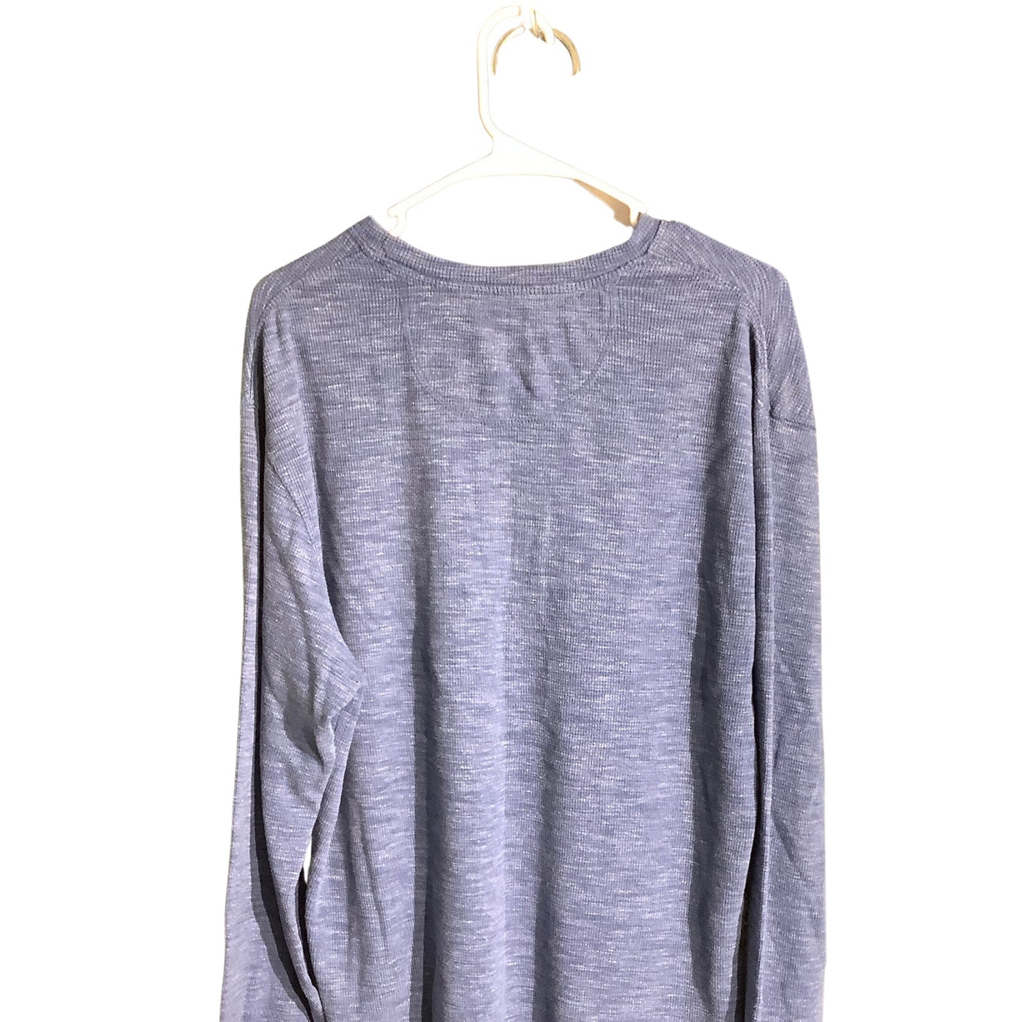 U.S. Polo Assn. Blue Thermal Henley Shirt Men’s XXL — Casual, Preppy, Classic