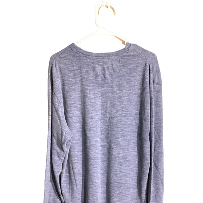 U.S. Polo Assn. Blue Thermal Henley Shirt Men’s XXL — Casual, Preppy, Classic
