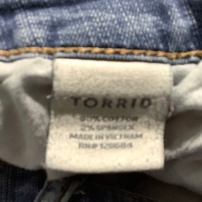 Torrid Distressed Denim Cutoff Shorts Women’s Size 20 — Casual, Trendy, Summer