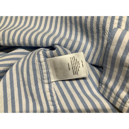 Vineyard Vines Women's Striped Shirt Top 4 Long Sleeve Button-Up Classic Preppy