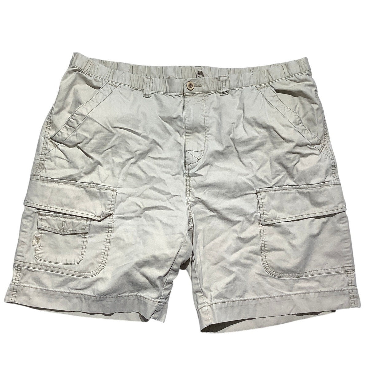 Tommy Bahama Men’s Light Khaki Cargo Shorts Size XL — Casual, Relaxed, Utility