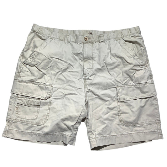 Tommy Bahama Men’s Light Khaki Cargo Shorts Size XL — Casual, Relaxed, Utility