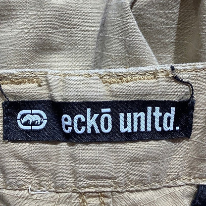 Ecko Unltd. Men’s Tan Cargo Shorts Size 38 — Streetwear, Casual, Utility