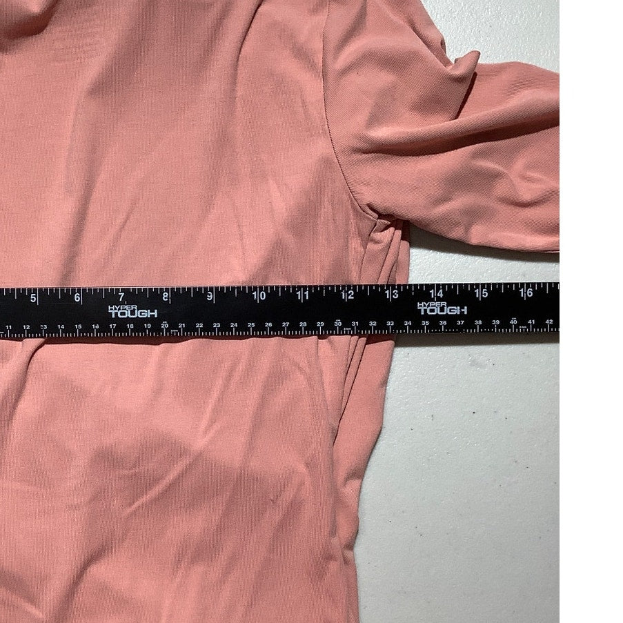 OGL Light Pink Surplice Thermal Top Women’s Size S — Wrap, Minimalist, Casual