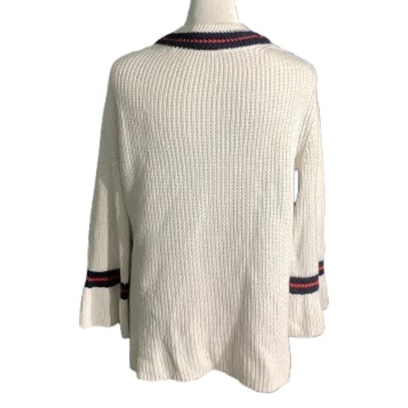 Cabi Ace Pullover Sweater Women’s Size Small – Tennis, Preppy, V-Neck