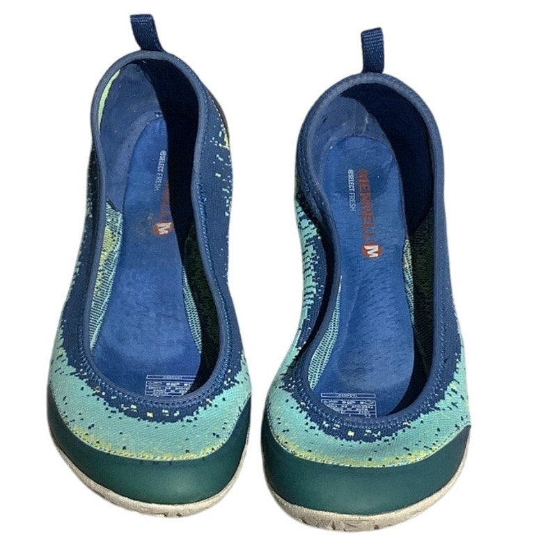 Merrell Blue/Green 9.5 Mimix Meld Water Shoes – Lightweight, Breathable, Sporty