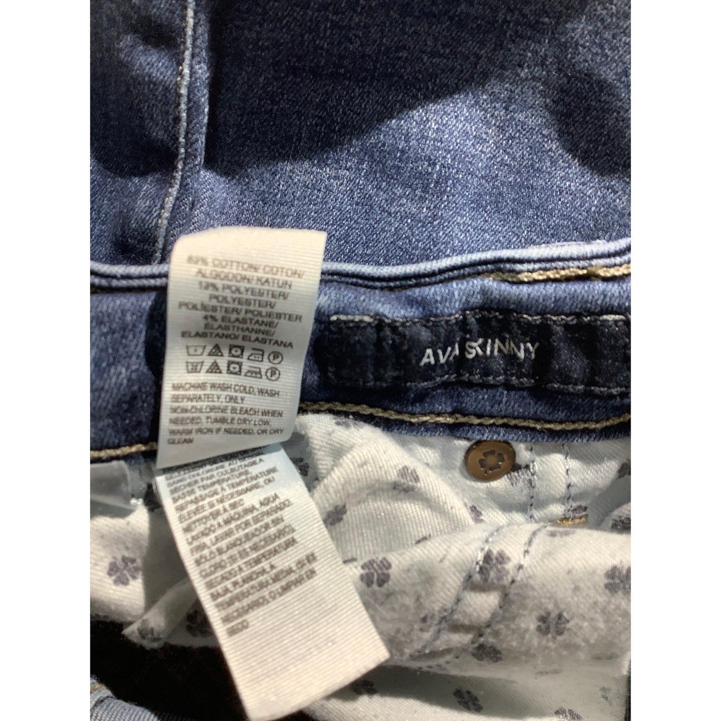 Lucky Brand Ava Skinny Jeans Women’s Size 8/29 – Denim, Distressed, Mid-Rise