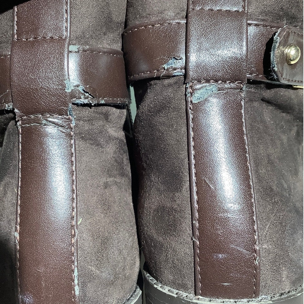 Tommy Hilfiger Irsela Leather Ankle Boots Women Size 9.5M —Classic, Fall, Preppy