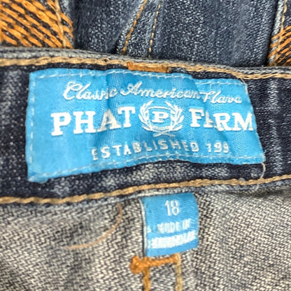 Phat Farm Denim Jean Shorts, Size 18 – Classic, Comfortable, Streetwear Vibe