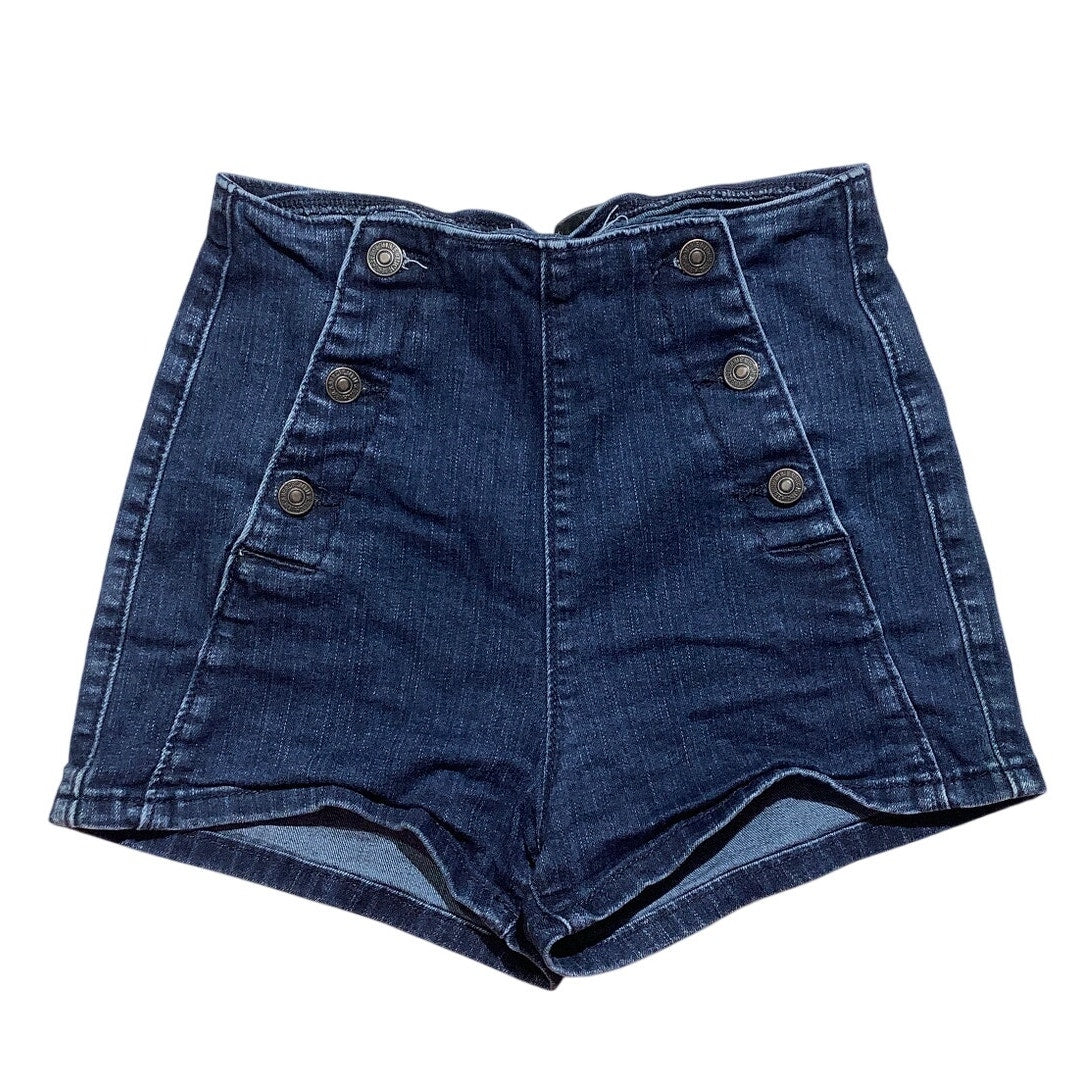 Abercrombie & Fitch Sailor Shorts Women’s 00 — Casual, Nautical, Button Front