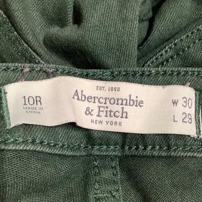 Abercrombie & Fitch Green Skinny Jeans, Size 10R - Preppy, Trendy, Everyday Wear