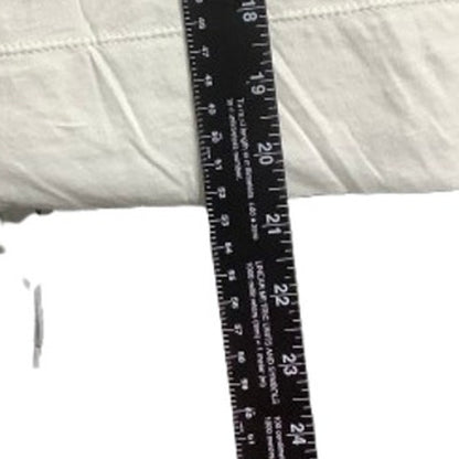 J.Crew White Lace Overlay Top Women’s Small – Elegant, Embroidered, 100% Cotton