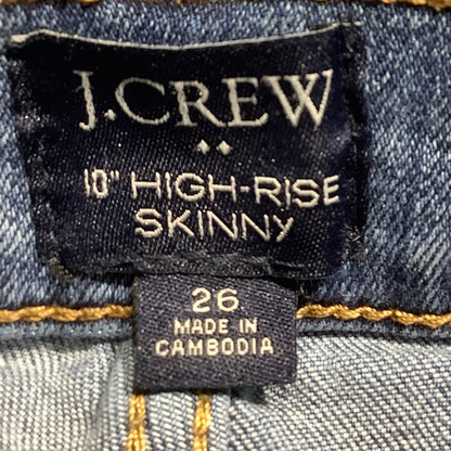 J.Crew Light Wash Jeans Women’s Size 26 – High-Rise, Skinny, Distressed
