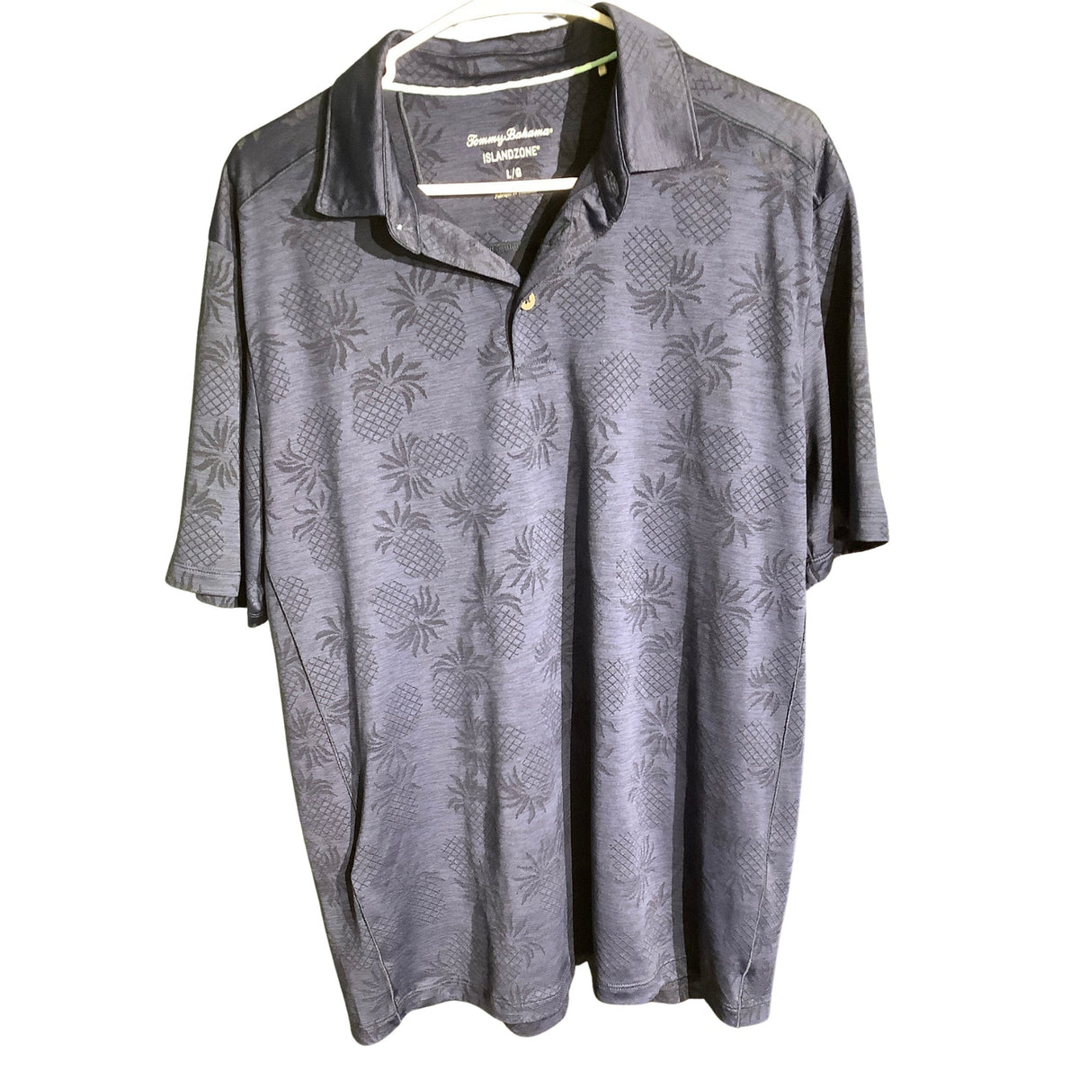 Tommy Bahama Men’s Large Pattern IslandZone Polo — Golf, Tropical, Preppy