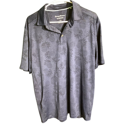 Tommy Bahama Men’s Large Pattern IslandZone Polo — Golf, Tropical, Preppy