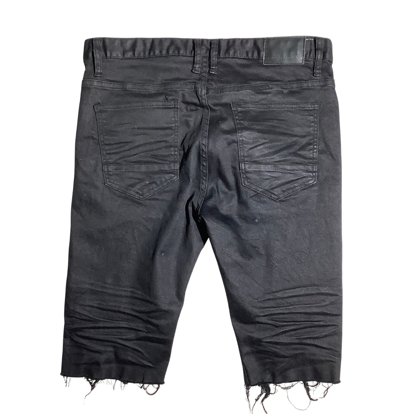 Smoke Rise Distressed Denim Shorts Men's Size 36 — Frayed, Streetwear, Biker
