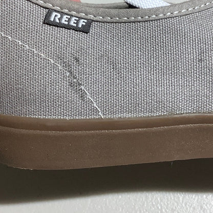 Reef Landis 2 Light Gray Canvas Sneakers Men’s Size 11 — Casual, Surf, Skate