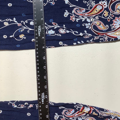 SHEIN Boho Floral Pants Women XL — Elastic Waist, Lightweight, Relaxed Fit