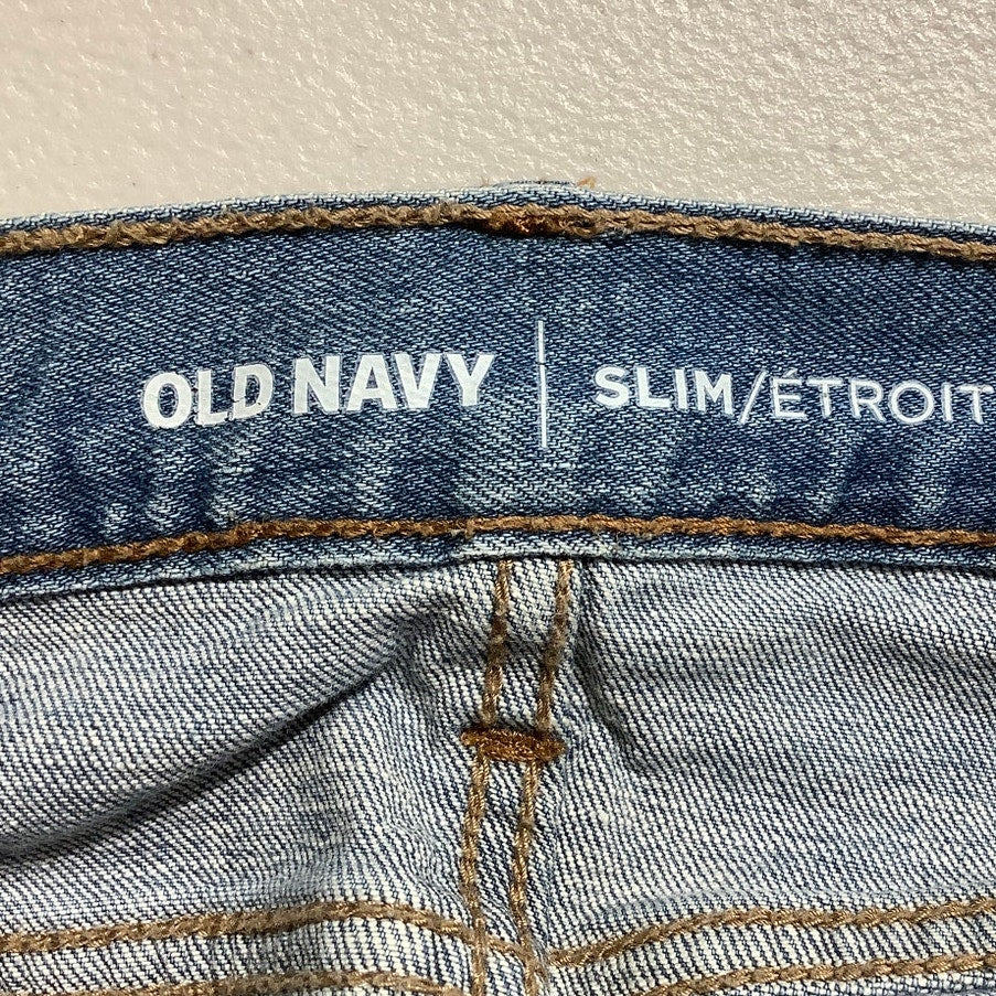 Old Navy Denim Cut-Off Shorts Men’s Size 38W – Distressed, Slim, Casual