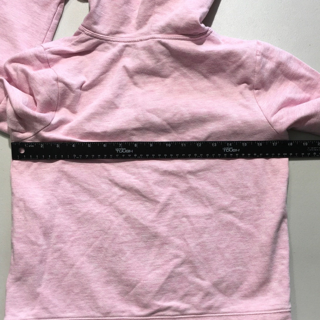 Crewcuts Pink Zip Hoodie Child XL (12-14) – Preppy, Minimalist, Comfy