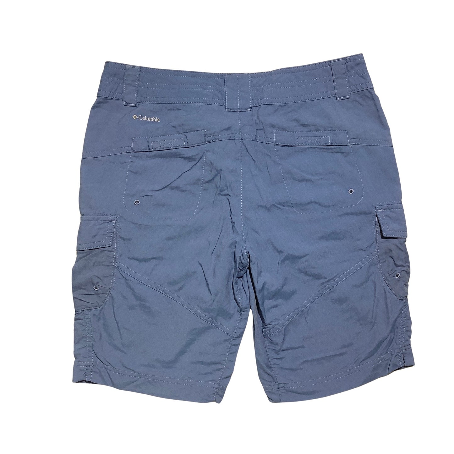 Columbia Blue Hiking Cargo Shorts Women’s Size 4 10L — Outdoor, Utility, Casual