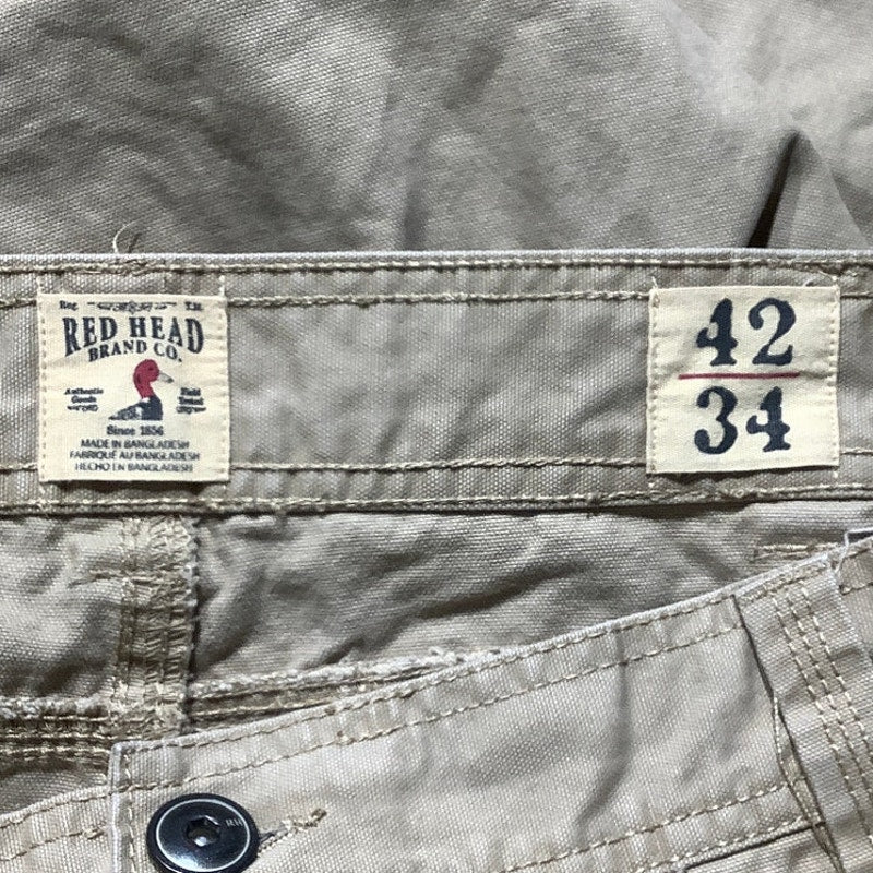 Red Head Cargo Pants Men’s Size 42x34 – Outdoors, Utility, 100% Cotton