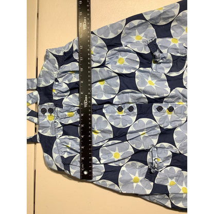 Cherokee Light Blue Floral Sun Dress Girls Size 4T — Summer, Cotton, Casual