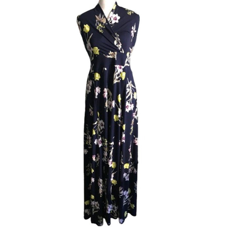 New York & Company Floral Maxi Dress Size M - Elegant, Feminine, Cottagecore