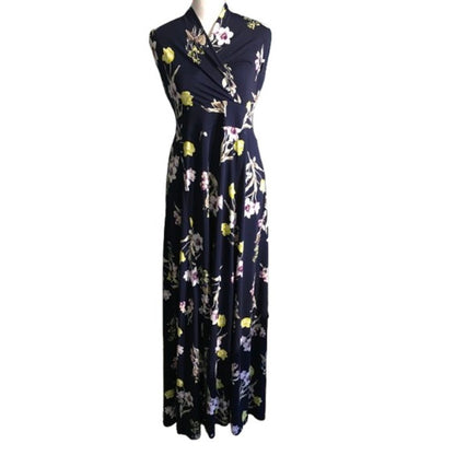 New York & Company Floral Maxi Dress Size M - Elegant, Feminine, Cottagecore