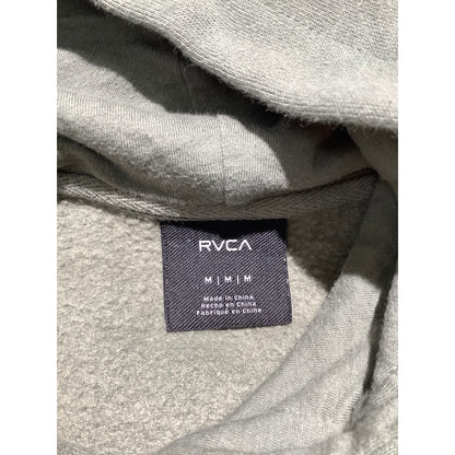 RVCA Men's Medium Olive Green Skate Pullover Kangaroo Pocket Hoodie