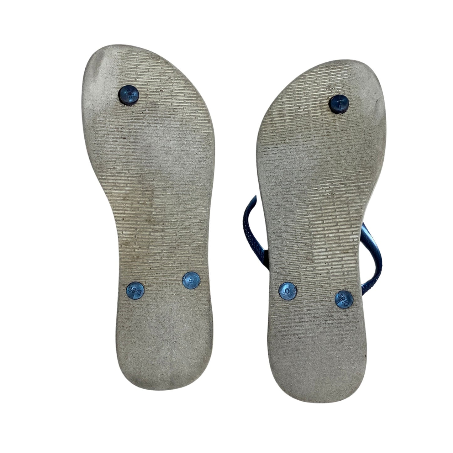 Havaianas Slim Nautical Flip Flops Women Size 9/10  — Beach, Coastal, Casual