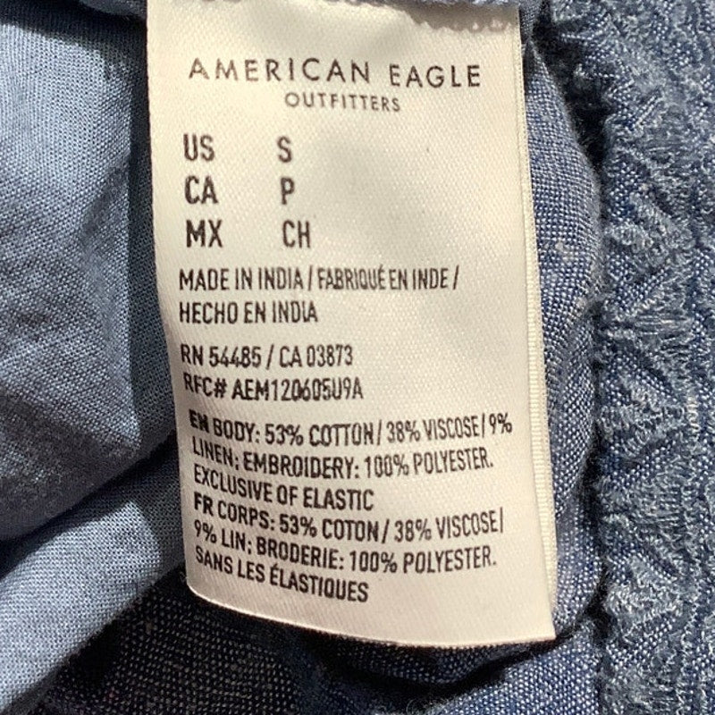 American Eagle Swing Cami Crop Top Women’s Size S — Boho, Festival, Summer