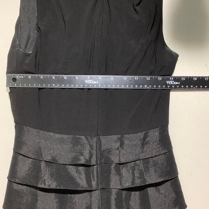 Adrianna Papell Black Dress Women’s Size 10 – Elegant, Textured, Cocktail